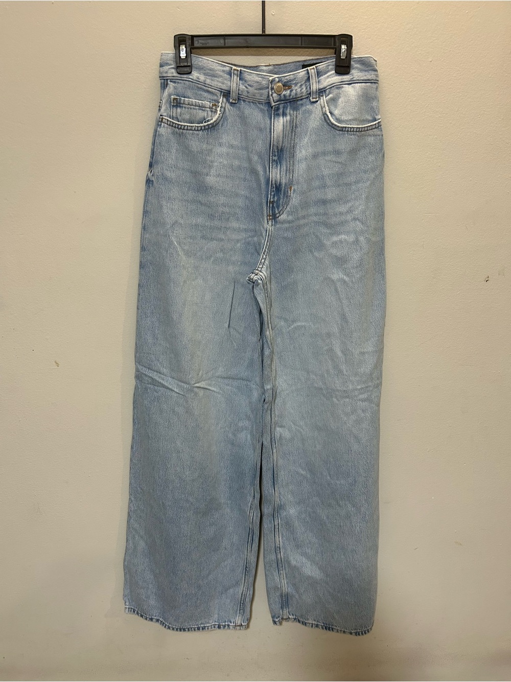 Zara High-Rise Wide-Leg Jeans - Light Wash (NWOT) Size 4 0531